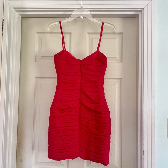 NWT BCBGMaxAzria “Sabrinna” Red Bows Dress, Size 2 - Picture 3 of 5